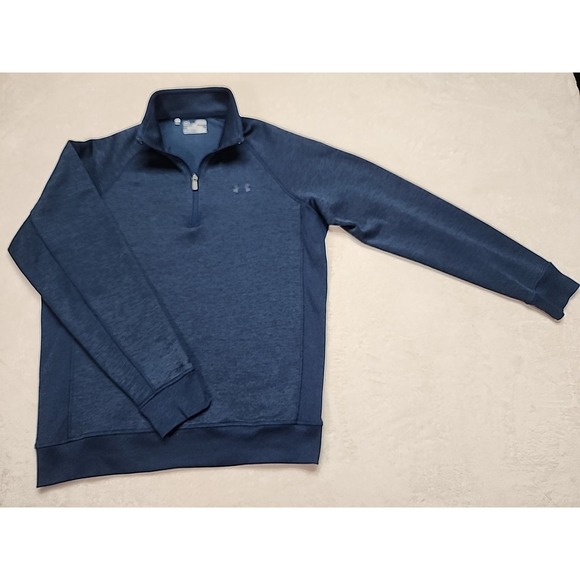 New Men's Under Armour 1/4 Zip Pullover - Navy - Size Medium - Picture 1 of 9